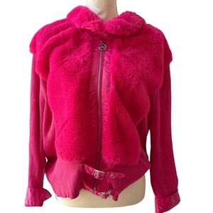 Hot Bright Pink Furry Jacket 💅✨